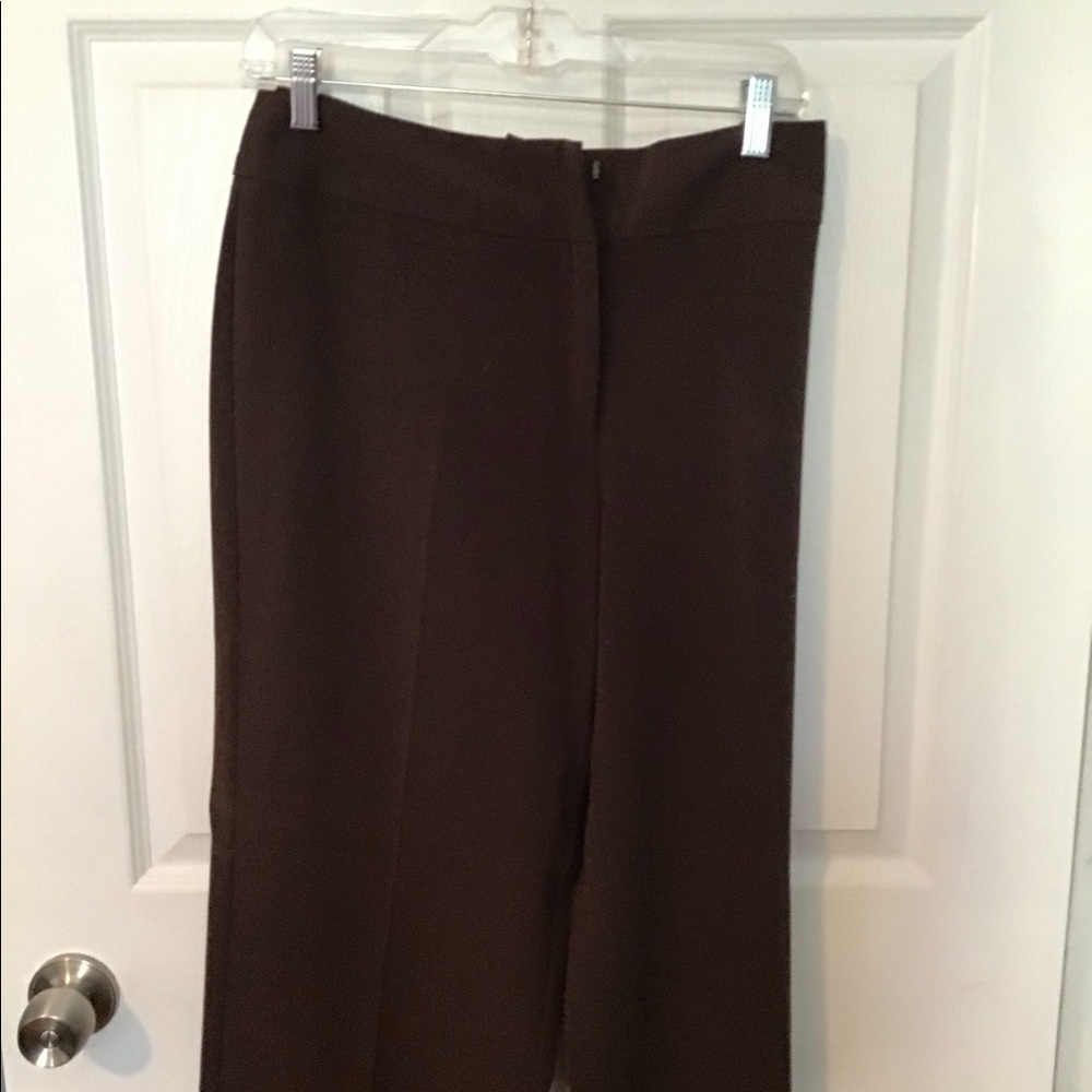 🆕NWT brown wide leg pants. Size 14P